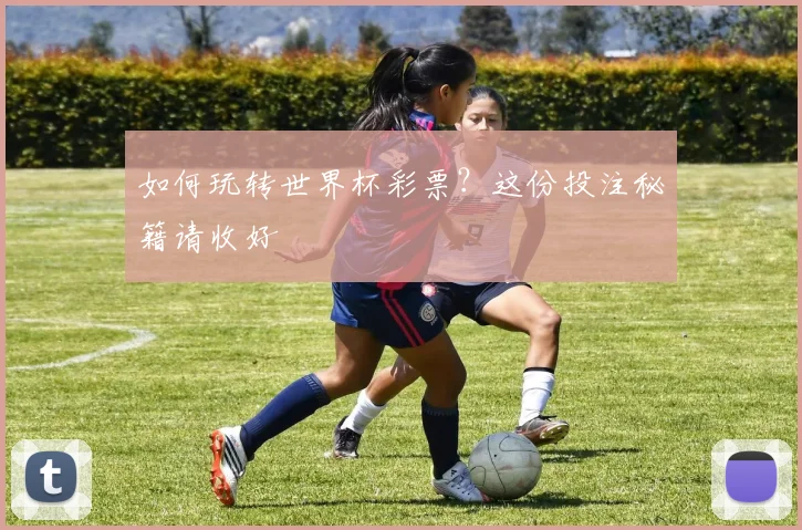如何玩转世界杯彩票？这份投注秘籍请收好